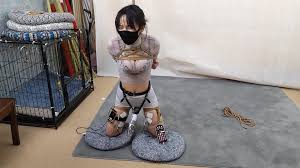 晓雪膝盖跪地 电击震动到无限高