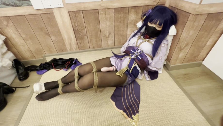 桃花岛】桃花cos雷电将军被下属反叛捆绑调教