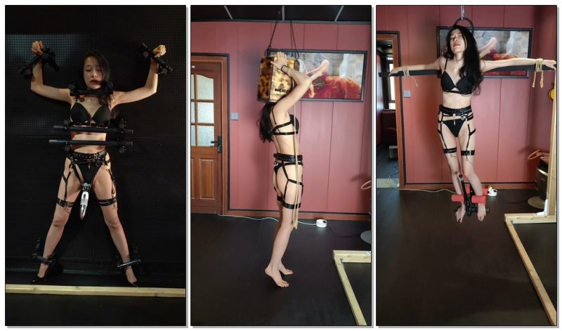 雅熙 墙上固定 木箱封闭头部 十字架空中吊