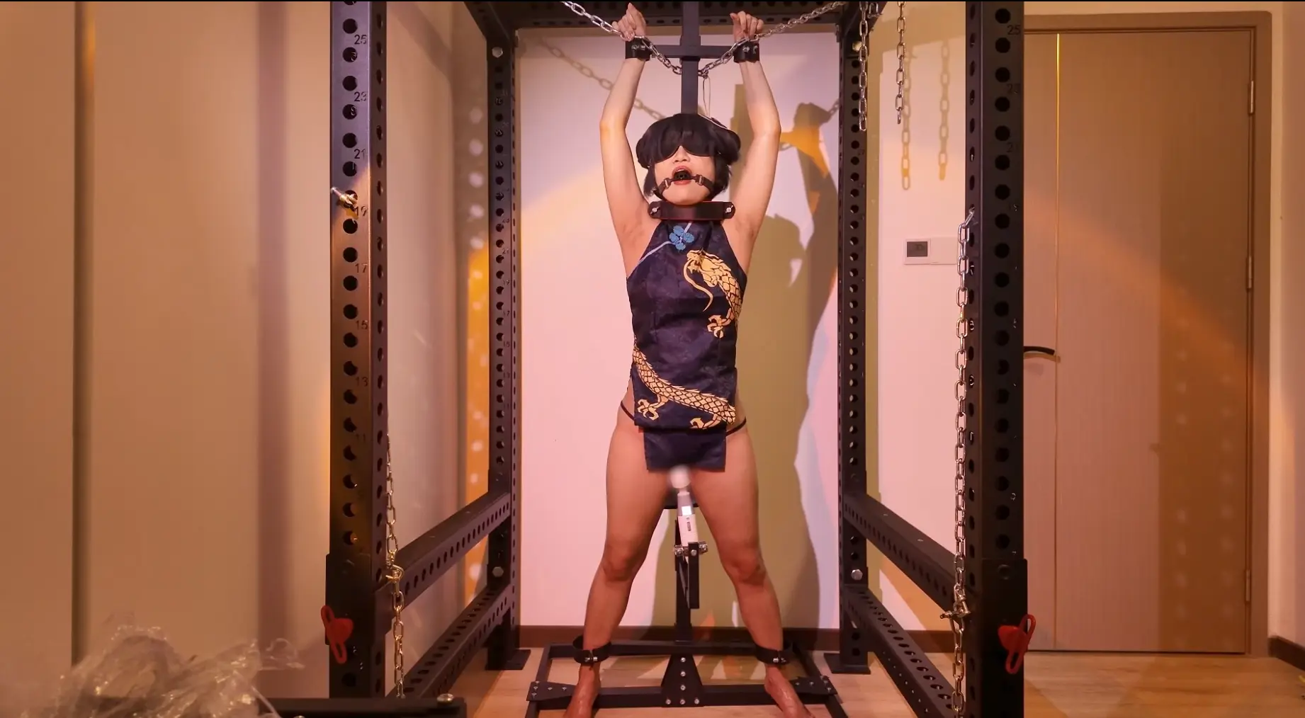 海砂———鼻勾 强高叉腿蹲姿放置